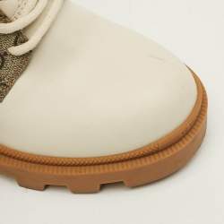 مملوكة مسبقًا حذاء بوت كاحل غوتشي صوف جي جي بيج مقاس 36