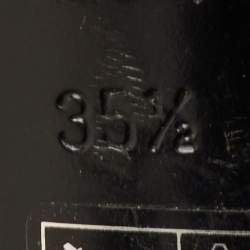 Pre Owned Gucci Horsebit Size 35.5 Black Leather Peep Toe Pumps