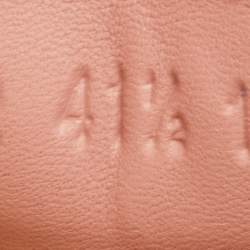 Pre Owned Gucci Size 41.5 Light Pink GG Canvas and Leather Slip On Espadrille Loafers