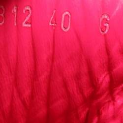 مملوكة مسبقًا Gucci Interlocking G Size 40 Neon Pink Leather High Top Sneakers 