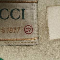 مملوكة مسبقًا Gucci Tennis 1977 Size 37 Navy Blue Denim Low Top Sneakers