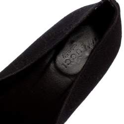 مملوكة مسبقًا Gucci Dark Brown GG Canvas Square Toe Pumps Size 38