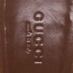 مملوكة مسبقًا صندل غوتشي سلايد كانفاس ويب سحاب متعاكس ثلاثي اللون مقاس 37.5