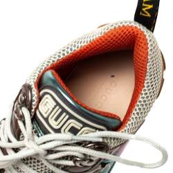 Gucci Multicolor Leather and Mesh Flashtrek Low-Top Sneakers Size 36