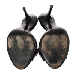 Pre Owned Gucci Iridescent Patent Leather Horsebit Slides Size 38