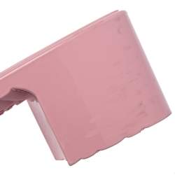 مملوكة مسبقًا Gucci Pink Rubber Slide Sandals Size 39