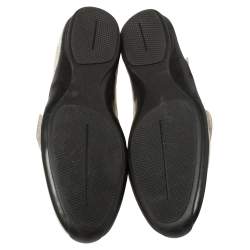 مملوكة مسبقًا Gucci Cream Guccissima Leather Velcro Sneakers Size 36