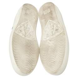 Pre Owned حذاء رياضي غوتشي أيس بي جلد أبيض مقاس 38.5