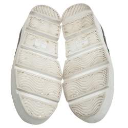 مملوكة مسبقًا Gucci Black Leather Ace Platform Sneakers Size 37