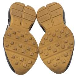 Pre Owned حذاء رياضي غوتشي رايتون جلد أسود مقاس 37.5.