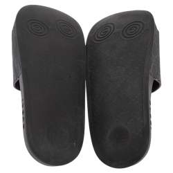 Pre Owned حذاء فلات سلايد غوتشي تايغر سوبريم جي جي أسود مقاس 38.5