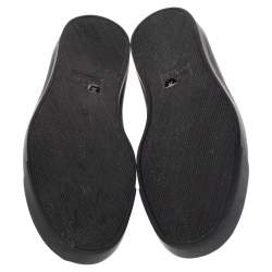 Pre Owned حذاء رياضي غوتشي سليب أون ساتان مزخرف كريستال ثنائي اللون مقاس 39