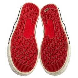 مملوكة مسبقًا حذاء رياضي غوتشي تنس 1977 كانفاس GG بيج مقاس 37.5 