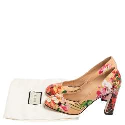 مملوكة مسبقًا Gucci Multicolor Leather GG Blooms Pumps Size 36