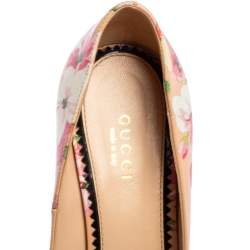 مملوكة مسبقًا Gucci Multicolor Leather GG Blooms Pumps Size 36