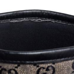 Pre Owned Gucci Beige/Black GG Coated Canvas and Rubber Prato Flat Rain Boots Size 37