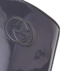 مملوكة مسبقًا حذاء بوت مطر غوتشي مطاط رمادي مقاس 38