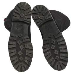 مملوكة مسبقًا Gucci Black Suede Knee Boots Size 38