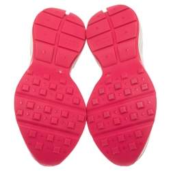 Pre Owned حذاء رياضي غوتشي أربطة كانفاس مونوغرامي وجلد بني مقاس 37