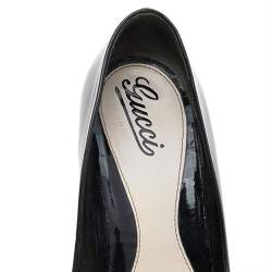 Gucci Black Patent Leather Pumps Size 40