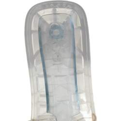 مملوكة مسبقًا Gucci White Rubber Platform Slide Sandals Size 37