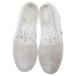 Gucci White Lace And Leather Ace Slip On High Top Sneakers Size 39