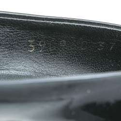 Gucci Black Patent Leather Pointed Toe Pumps Size 37