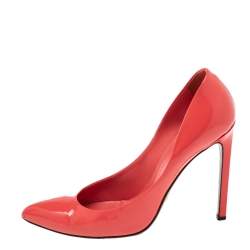 Gucci Red Patent Leather Pointed Toe Pumps Size 39