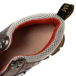 Gucci Multicolor Leather And Mesh  Flashtrek Chunky Sneakers Size 37