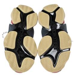 Pre Owned حذاء رياضي غوتشي تريبل إس كانفاس ثلاثي اللون برباط مقاس 36