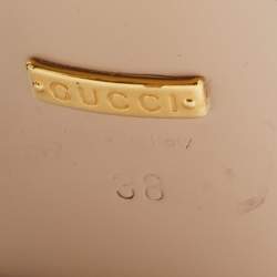 Pre Owned Gucci Green Leather Strappy Allie Knot Sandals Size 38