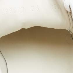 مملوكة مسبقًا Gucci White Leather Low Top Sneakers Size 36