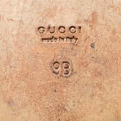 مملوكة مسبقًا حذاء لوفرز غوتشي سويدي جي جي أسود سليب أون مقاس 39.5