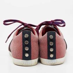 Gucci Metallic Pink Glitter  Bambi Ace Sneakers Size 37