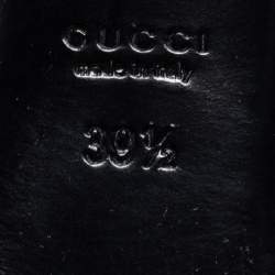 مملوكة مسبقًا Gucci Burgundy Patent Leather Peep Toe Slingback Sandals Size 39.5