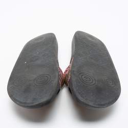 Pre Owned صندل سلايد غوتشي كانفاس سوبريم نمر بينغال جي جي أسود مقاس 38