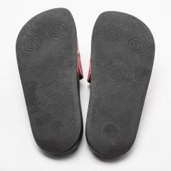 Pre Owned صندل سلايد غوتشي كانفاس مقوى جي جي بلومز بيج مقاس 38