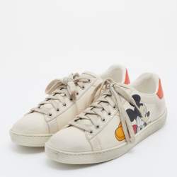 Gucci Disney x Gucci Ace Mickey Mouse Ivory Sneakers Trainers Limited  Edition