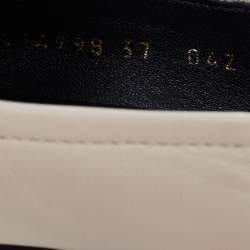 Pre Owned Gucci Cream Leather Brixton Collapsible Loafers Size 37