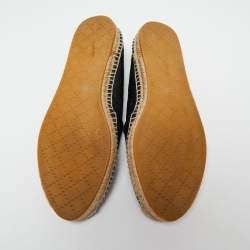 Pre Owned حذاء إسبادريل فلات غوتشي جلد غوتشيسيما أسود مقاس 40