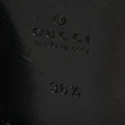 Pre Owned Gucci Multicolor Texture Leather Horsebit Loafers Size 36.5 