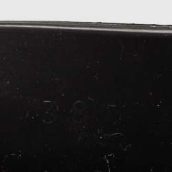 مملوكة م سبقًا Gucci Black Rubber Block Heel Slide Sandals Size 38