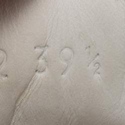 Pre Owned Gucci White Leather Ace Low Top Sneakers Size 39.5