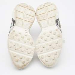 Gucci White Leather Mystic Cat Rhyton Low Top Sneakers Size 37