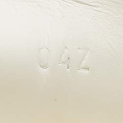 Pre Owned Gucci White Leather Metallic Stars Ace Low Top Sneakers Size 36