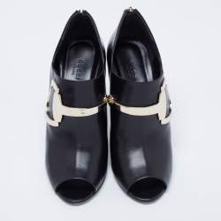 مملوكة مسبقًا Gucci Black Leather Horsebit Roony Booties Size 39