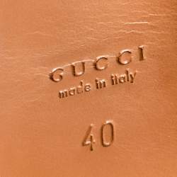 Gucci Pink Suede Round Toe Pumps Size 40