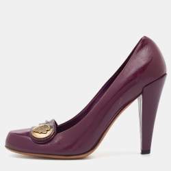 Gucci Purple Patent Leather Hysteria Pumps Size 39