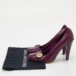 Gucci Purple Patent Leather Hysteria Pumps Size 39