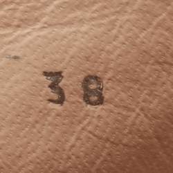 مملوكة مسبقًا Gucci Back Patent Lexi Horsebit Accent Slide Sandals Size 38